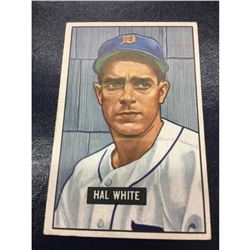 1951 Bowman Baseball -#320 HAL WHITE Rookie RC Baseball Card