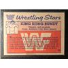 Image 2 : WWF WRESTLING STARS #15 KING KONG BUNDY SIGNED CARD