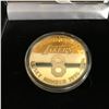 Image 2 : KOBE BRYANT COMMEMORATIVE GOLD PLATED COIN w/ CASE