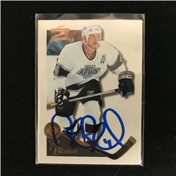 ROB BLAKE SIGNED HOCKEY CARD