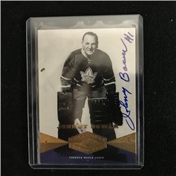 JOHNNY BOWER SIGNED HOCKEY CARD