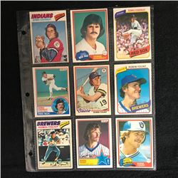 VINTAGE BASEBALL CARD LOT
