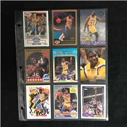 MAGIC JOHNSON BASKETBALL CARD LOT
