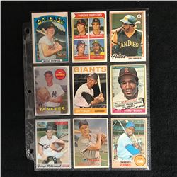 VINTAGE BASEBALL CARD LOT