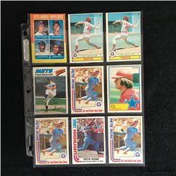VINTAGE BASEBALL STARS CARD LOT