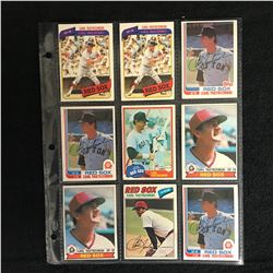CARL YASTRZEMSKI BASEBALL CARD LOT