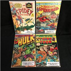 VINTAGE MARVEL COMICS BOOK LOT (SPIDEY, HULK...)