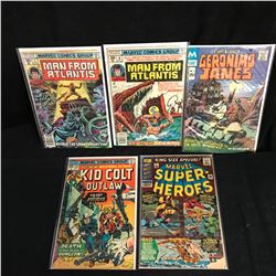 ASSORTED COMIC BOOK LOT (MAN FROM ATLANTIS, KID COLT OUTLAW...)