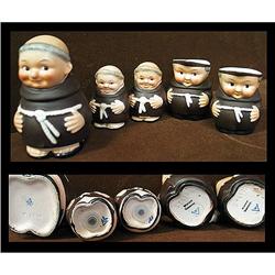 Goebel Friar Tuck set two pitchers 2 1/