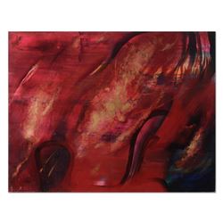 Martin Katon, Original Oil Painting with Hand Laid Gold Leaf on Gallery Wrapped Canvas (42" x 54"), 