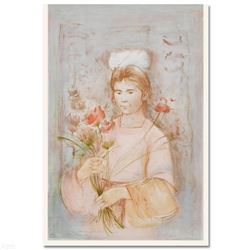 "Mayan Princess" Limited Edition Lithograph (30" x 41.5) by Edna Hibel (1917-2014), Numbered and Han