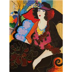 Patricia Govezensky- Original Serigraph on Canvas "Elizabeth"