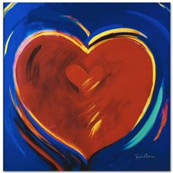 "To Hold You In My Heart" Limited Edition Giclee on Canvas by Simon Bull, Numbered and Signed. This
