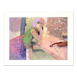 Sabzi, "Silent Song" Limited Edition Hand Embellished, Numbered and Hand Signed with Certificate.