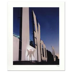 Robert Sheer, "The Agent Angel at the Hollywood Sign" Limited Edition Single Exposure Photograph, Nu