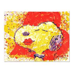 Tom Everhart- Hand Pulled Original Lithograph "A Kiss is Just a Kiss"