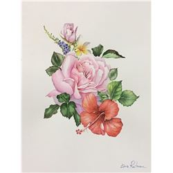 Zina Roitman- Original Watercolor "Bouquet"