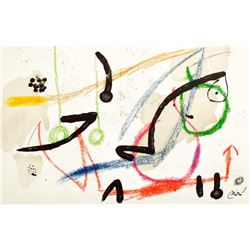 Joan Miro- Lithograph "Maravillas con variaciones acrosticas 07"