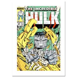 Stan Lee Signed, "The Incredible Hulk #343" Numbered Marvel Comics Limited Edition Canvas by Todd Ma