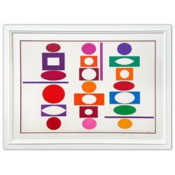 Yaacov Agam- Original Screenprint in colors on Arches paper "Double Metamorphosis III"