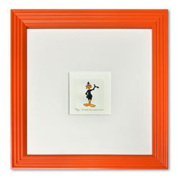 "Daffy Duck" Framed Limited Edition Etching with Hand-Tinted Color and Numbered.