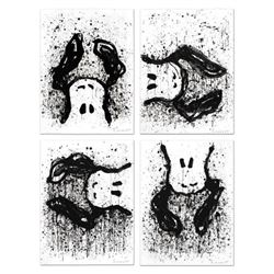 "Watchdogs 3-6-9-12 O'Clock" Matched Suite of Four Limited Edition Hand Pulled Original Lithographs