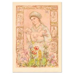 Edna Hibel (1917-2014), "Raquela" Limited Edition Lithograph on Rice Paper, Numbered and Hand Signed