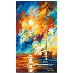 Leonid Afremov (1955-2019) "Rainbow Sky" Limited Edition Giclee on Canvas, Numbered and Signed. This