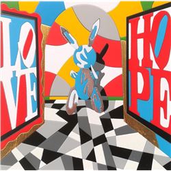 Ugo Nespolo "INFLATABLE JEFF" Original Serigraph