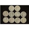 Image 2 : 10 ASSORTED 1930'S & 1940'S DIMES