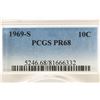 Image 3 : 1969-S ROOSEVELT DIME PCGS PR68