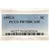 Image 3 : 1992-S JEFFERSON NICKEL PCGS PR70 DCAM