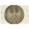 Image 2 : 1966-F GERMAN SILVER 5 MARKS