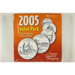 2005-P & D VALUE PACK ALL 5 STATE QUARTERS ON INFO