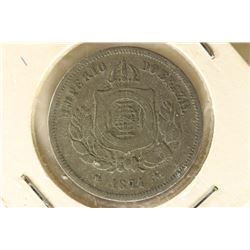 1871 BRAZIL 100 REIS