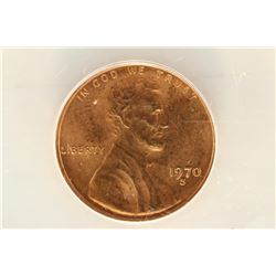 1970-S LARGE DATE LINCOLN CENT ANACS MS64RB