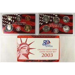 2003 US SILVER PROOF SET (WITH BOX)