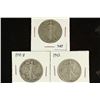 Image 1 : 1940, 41-D & 1942 WALKING LIBERTY HALF DOLLARS