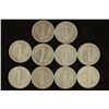 Image 2 : 10 ASSORTED 1940'S MERCURY DIMES