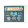 Image 1 : 5 RARE COINS SET CONTAINS: INDIAN HEAD CENT,