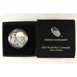 2018 WWI CENTENNIAL PROOF SILVER DOLLAR