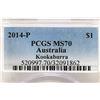 Image 3 : 2014-P AUSTRALIA KOOKABURRA 1 OZ SILVER DOLLAR