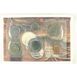 1985 CANADA UNC SET, ORIGINAL ROYAL CANADIAN MINT