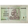 Image 1 : 2008 ZIMBABWE FIFTY TRILLION DOLLARS CRISP UNC