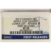 Image 3 : 2017 CANADA SILVER $3 MAPLE LEAF QUARTET LOWER