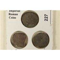 3-IMPERIAL ROMAN COINS OF THE CONSTANTINE ERA