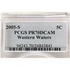 Image 3 : 2005-S WESTERN WATERS NICKEL PCGS PR70 DCAM