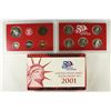 Image 2 : 2001 US SILVER PROOF SET (WITH BOX)