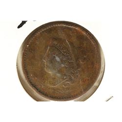 1834 US LARGE CENT GRAFITTI ON REVERES