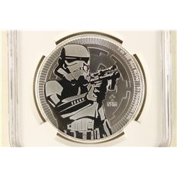 2018 NIUE SILVER $2 STAR WARS "STORMTROOPER"
